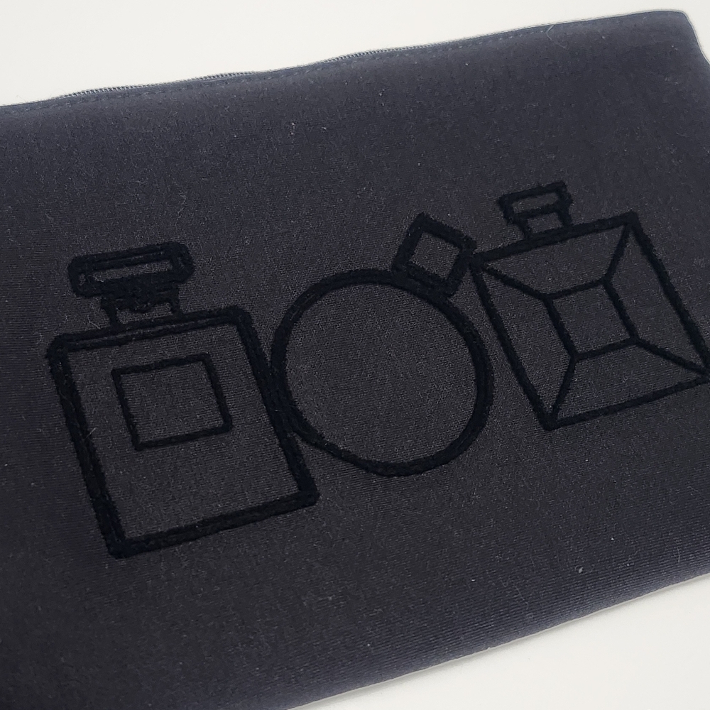 CHANEL Cosmetic Bag Black